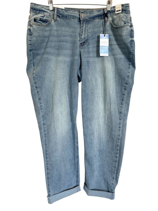 Judy Blue Denim - NWT Judy Blue JB88938 Keep Your Cool V Front Boyfriend Jeans 18W Sorbtek Cooling